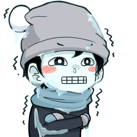 Chłopiec trzęsie się z zimna